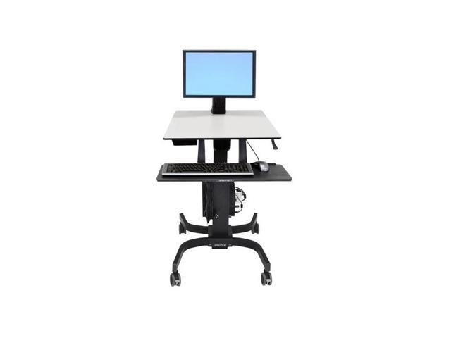 Ergotron Workfit-C Single Ld Sit-Stand Workstation - Cart - 24-215-085