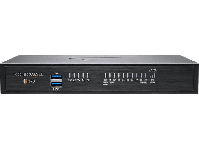 SonicWall 02-SSC-2837 TZ670 Firewall