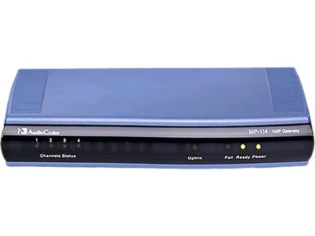 AudioCodes MP114/4S/SIP/CER MediaPack Series of analog VoIP Gateways