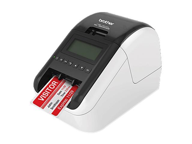 Brother Label Printer Black/White Plastic QL-820NWB