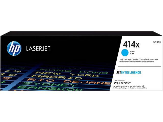 HP 414X High Yield LaserJet Toner Cartridge - Cyan
