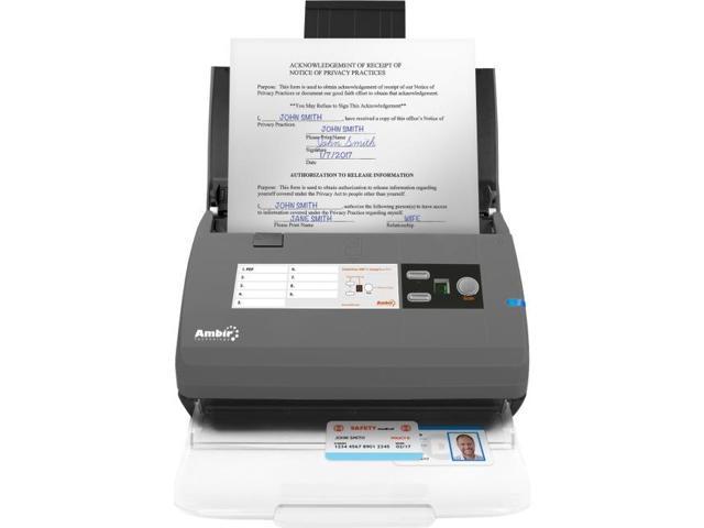 Ambir ImageScan Pro 820ix Sheetfed Scanner - 600 dpi Optical