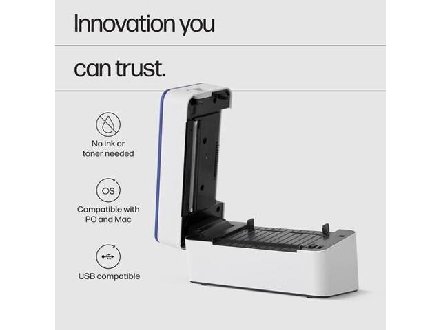 HP TM KE103 Color Thermal Printer, White