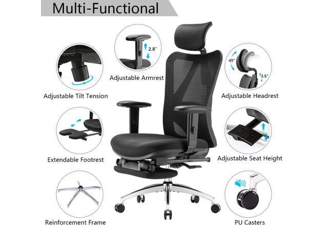 Samuel Fabric Bamboo Office Chair w/ Armrest