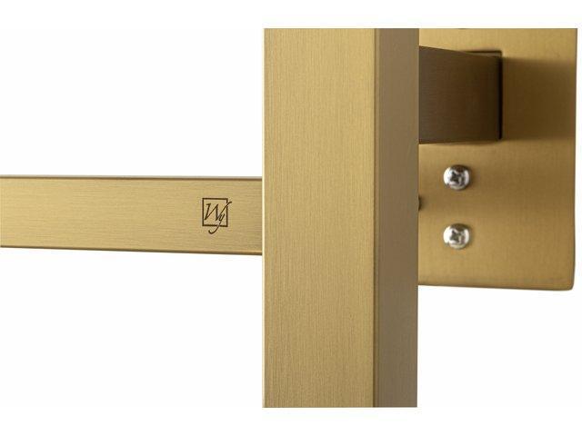 Tahoe 7 Towel Warmer, Brushed Gold, Hardwired, 7 bars