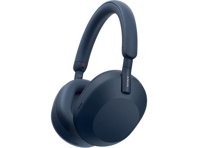 Sony WH-1000XM5 Noise-Canceling Wireless Over-Ear Headphones (Blue)