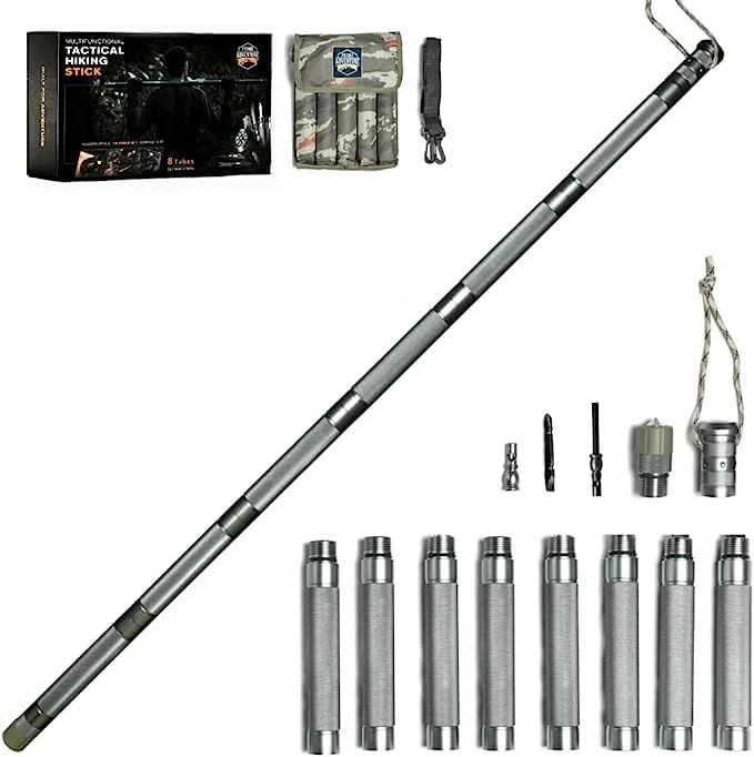 Prime Adventure Outdoor Hiking Stick Walking Staff