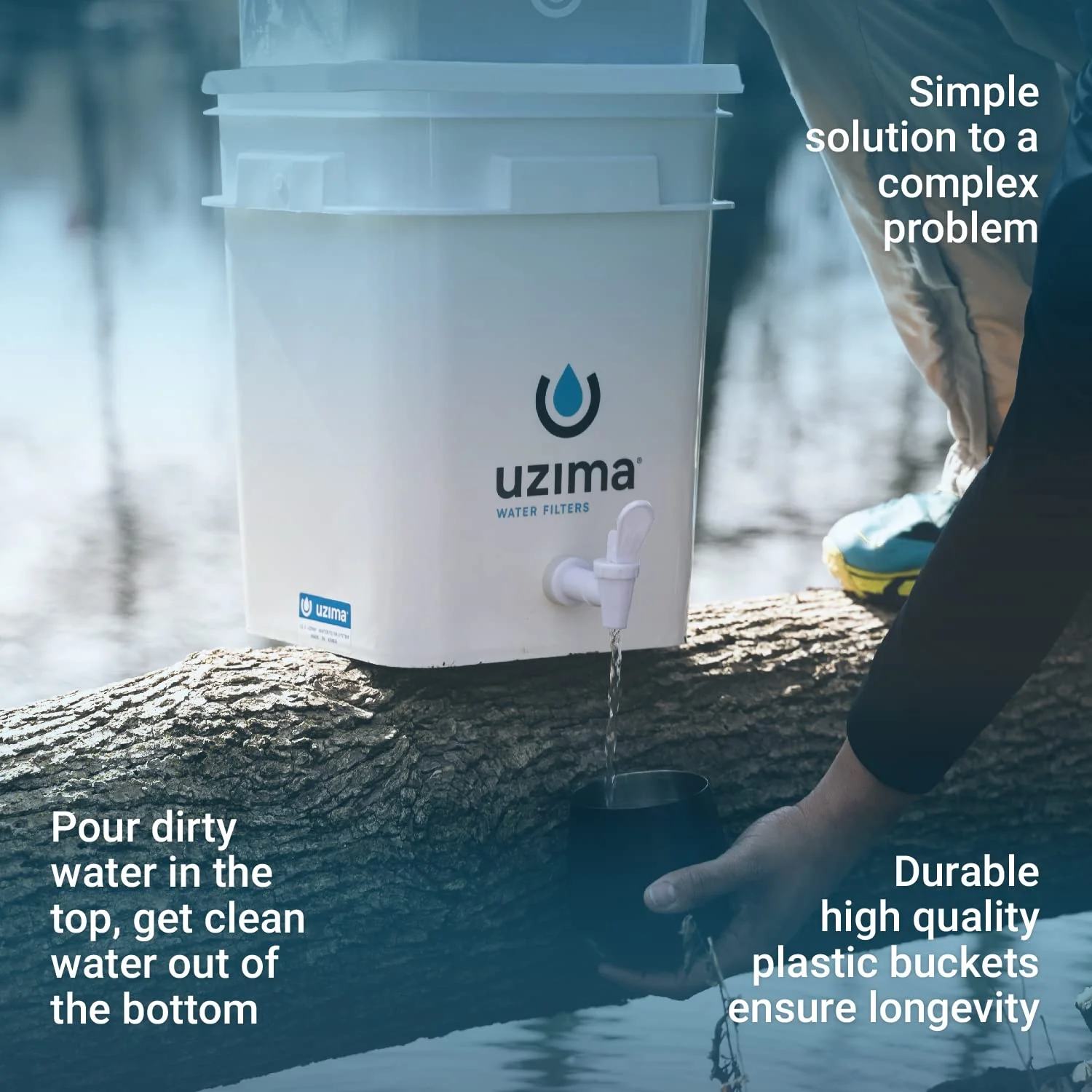 Uzima Camping Water Filter and Drinking Water Filter System