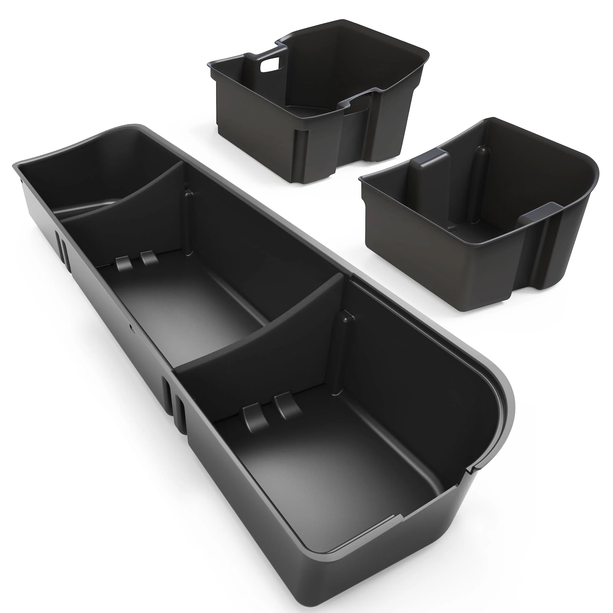 oEdRo Under Seat Storage Box Compatible with 2015-2024 Ford