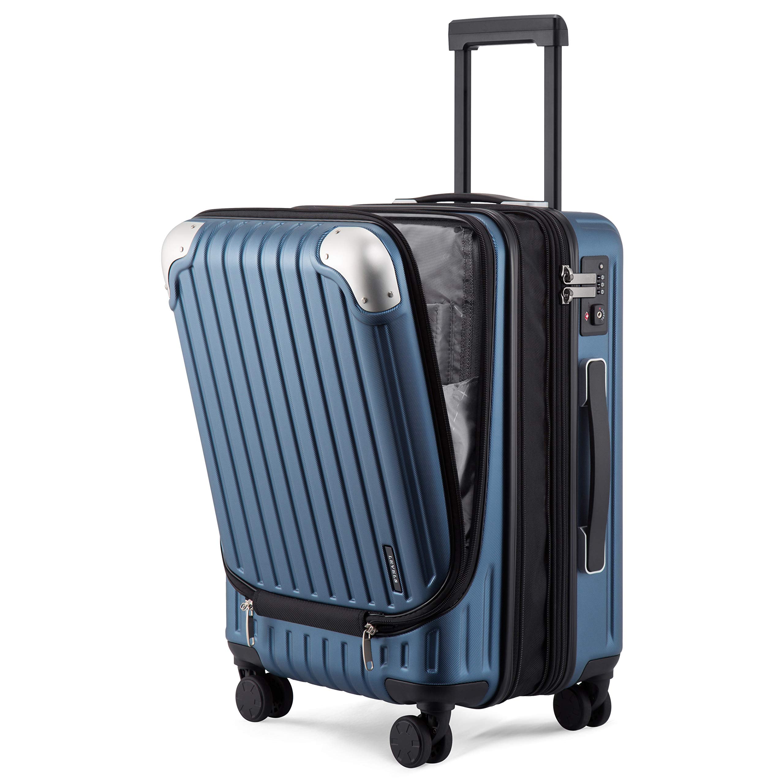 LEVEL8 Grace EXT 20” Carry On Luggage With Wheels