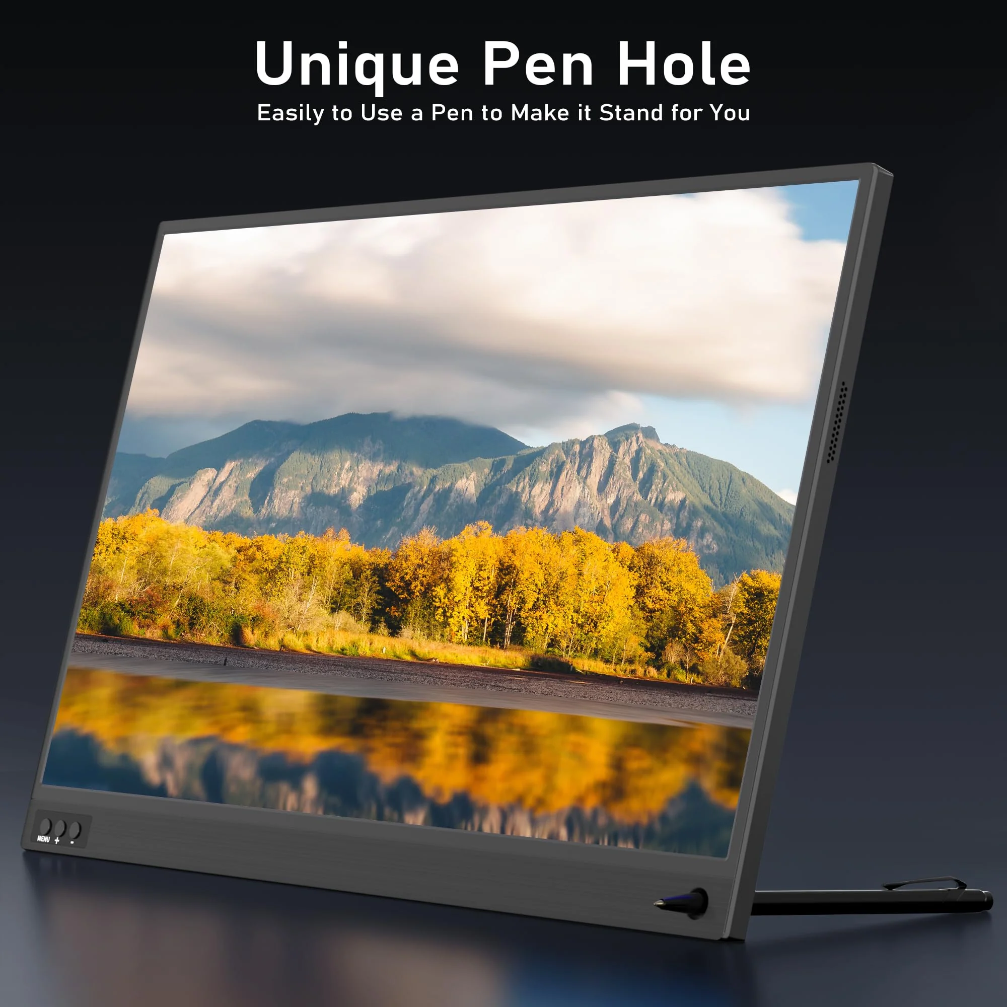 ZSCMALLS Portable Monitor 15.6 Inch Full HD