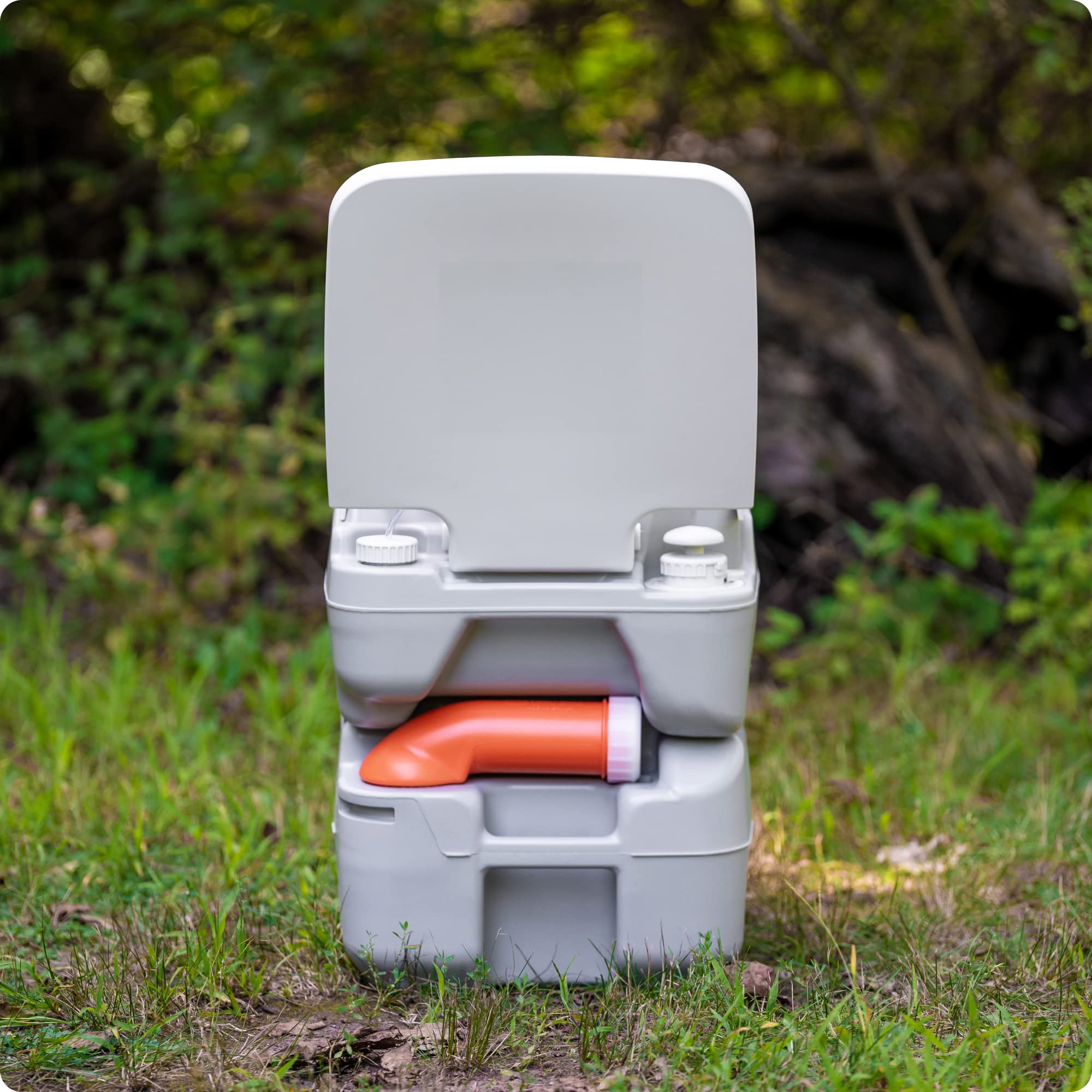 Alpcour Portable Toilet for Camping with 5.3 Gallon Waste Tank