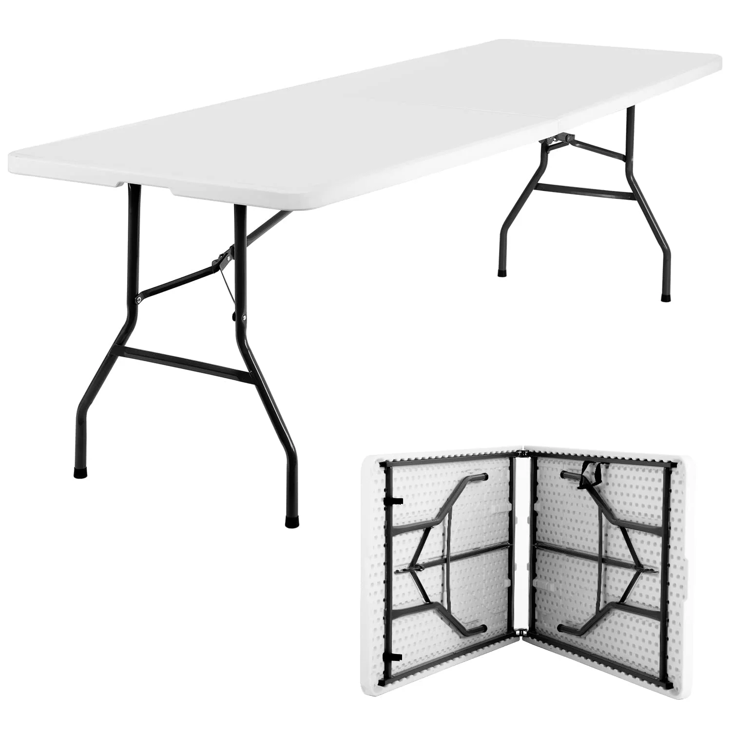 FDW Folding Table for Office Home Camping Party
