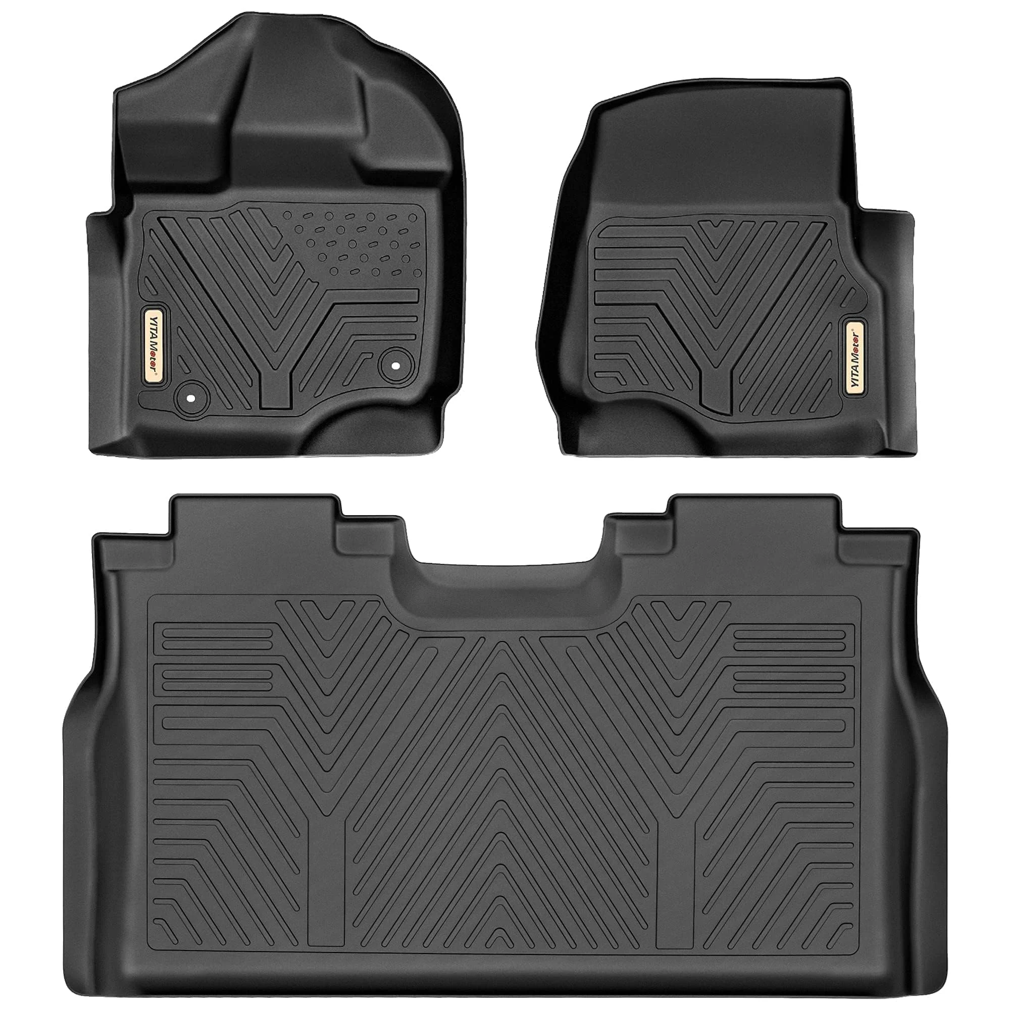 YITAMOTOR Floor Mats Compatible with 2015-2024 Ford F-150