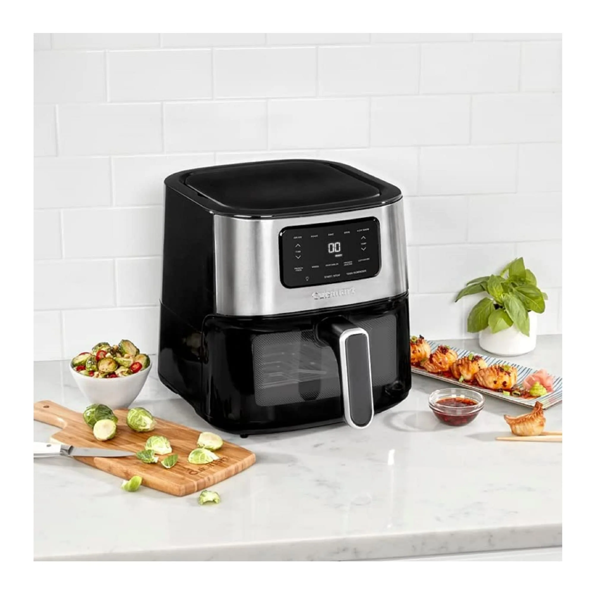 Cuisinart Air Fryer Oven, 6-Qt Basket Stainless Steel Air Fryer