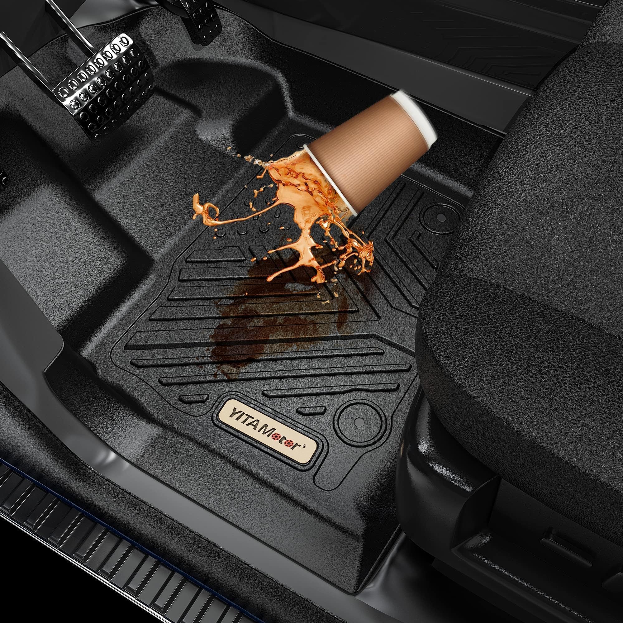 YITAMOTOR Floor Mats Compatible with 2015-2024 Ford F-150