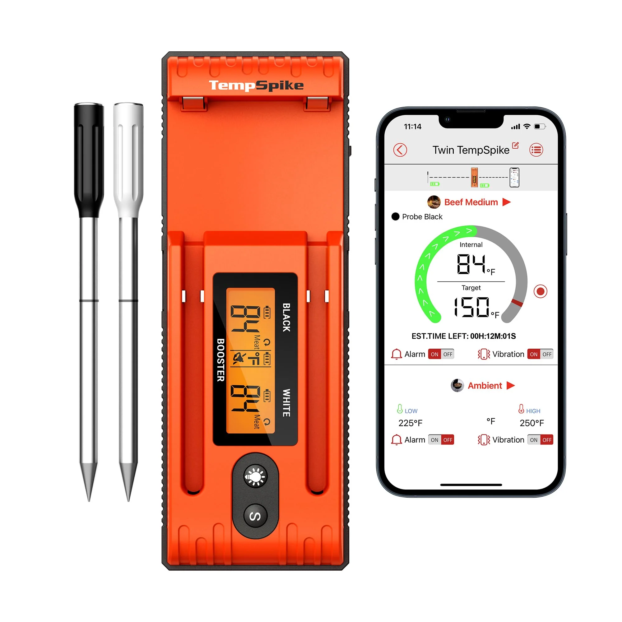 ThermoPro Twin TempSpike Wireless Meat Thermometer
