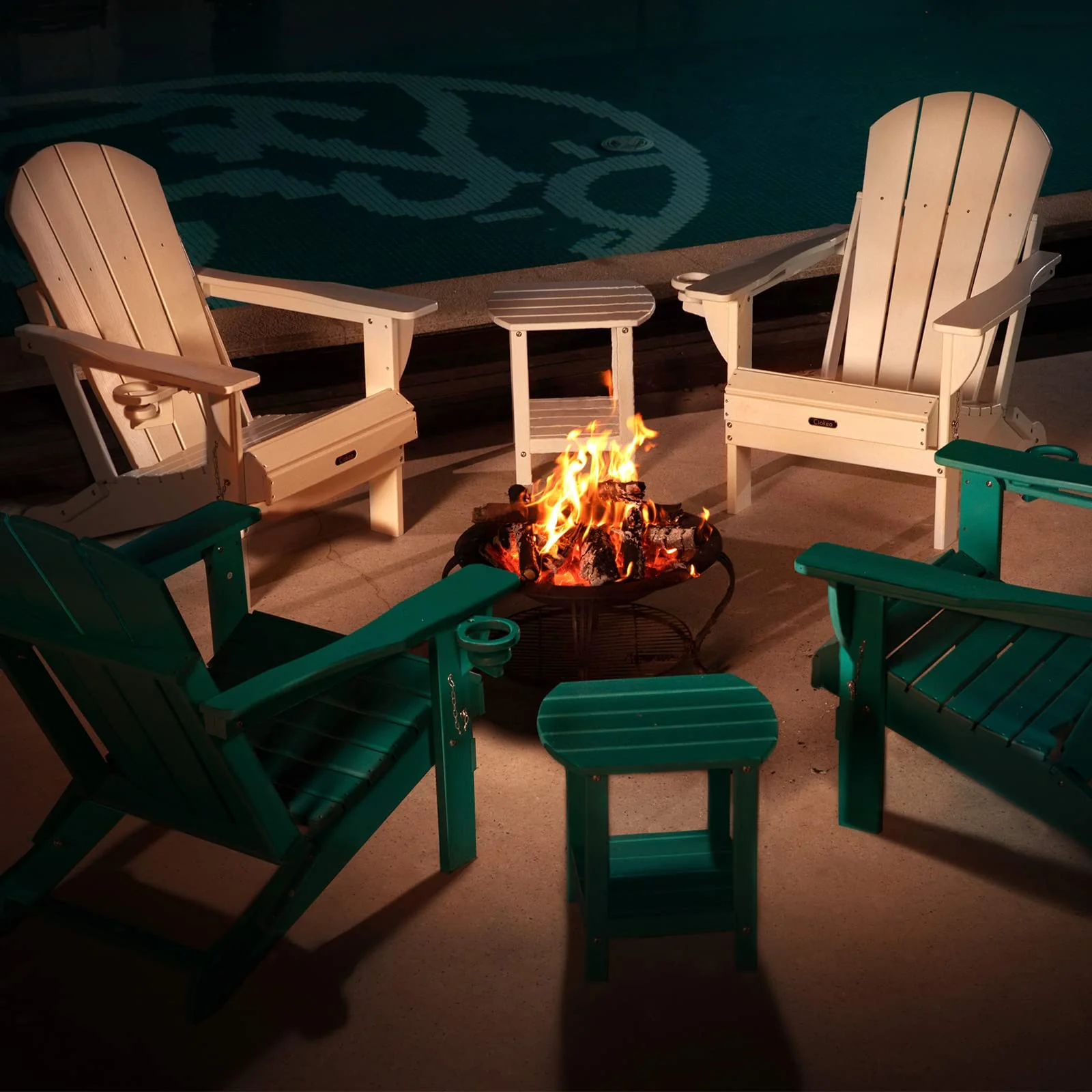 Ciokea Folding Adirondack Chair Wood Texture