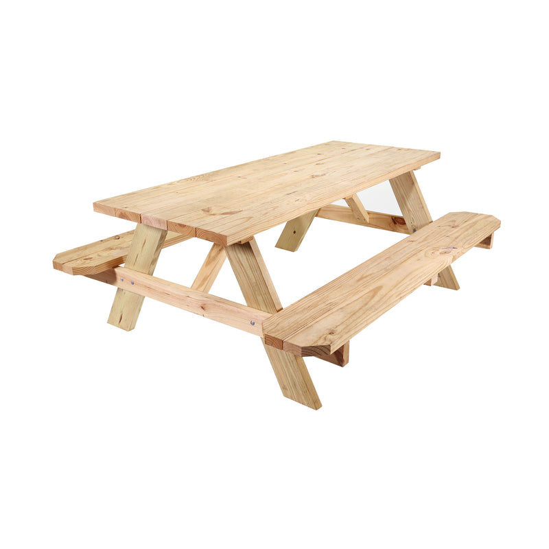 UFPED Wooden Picnic Table, Tan