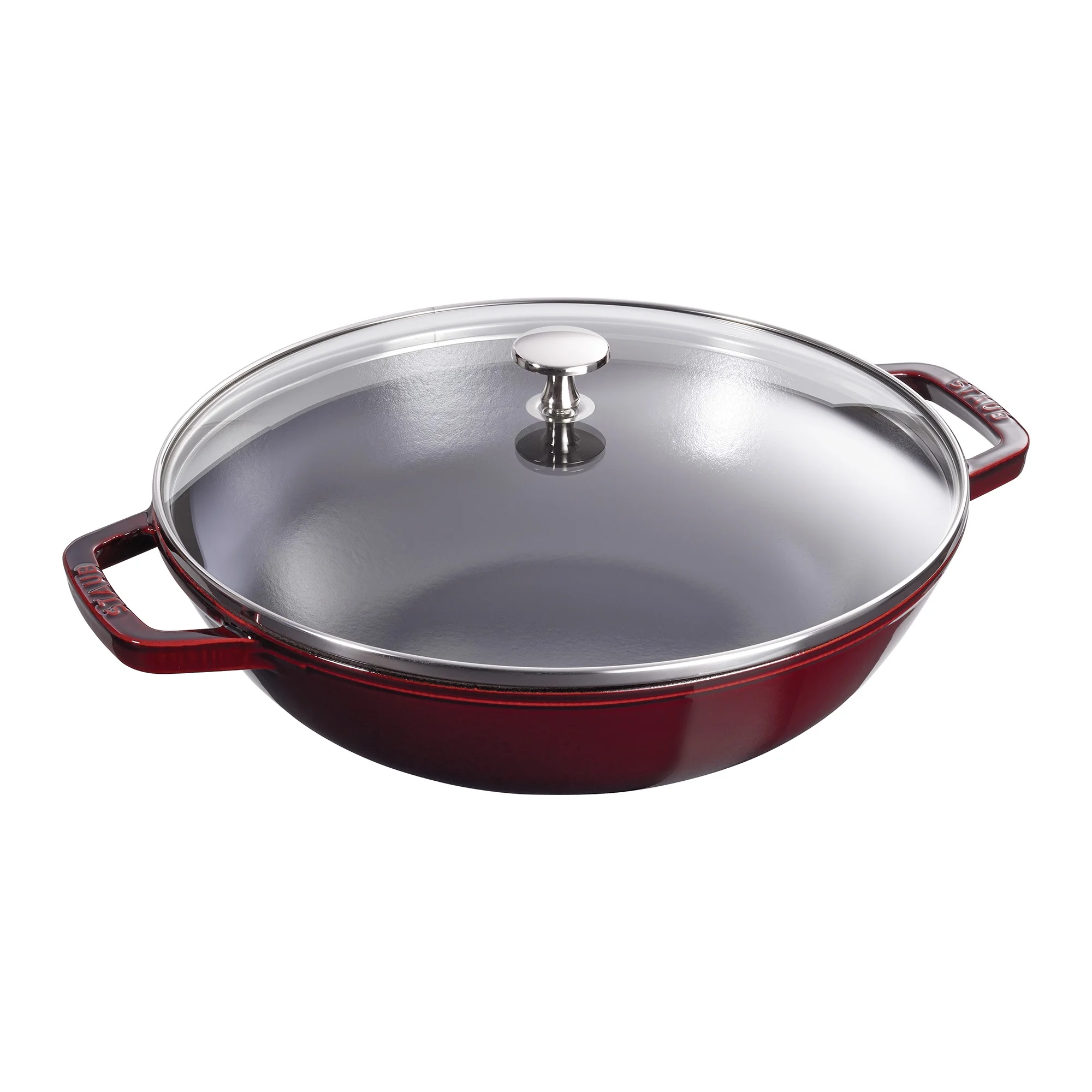 Staub Cast Iron 4.5-qt Perfect Pan - Grenadine