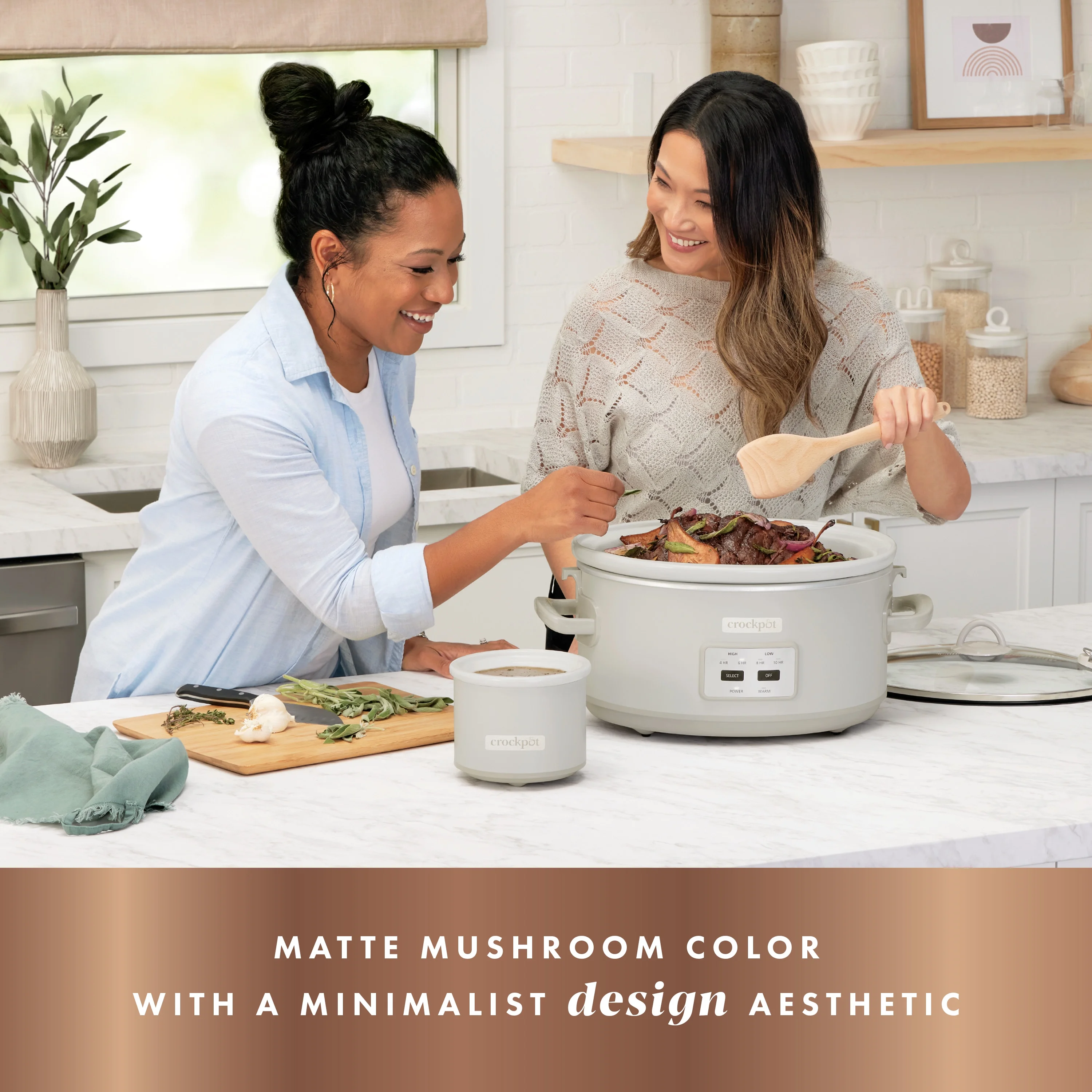 Crock-Pot® 7-Quart Cook & Carry® Slow Cooker, Mushroom