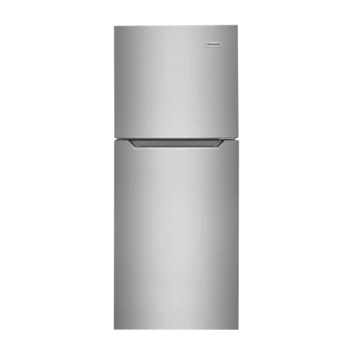 Frigidaire - 10.1 Cu. Ft. Top-Freezer Refrigerator - Brushed Steel