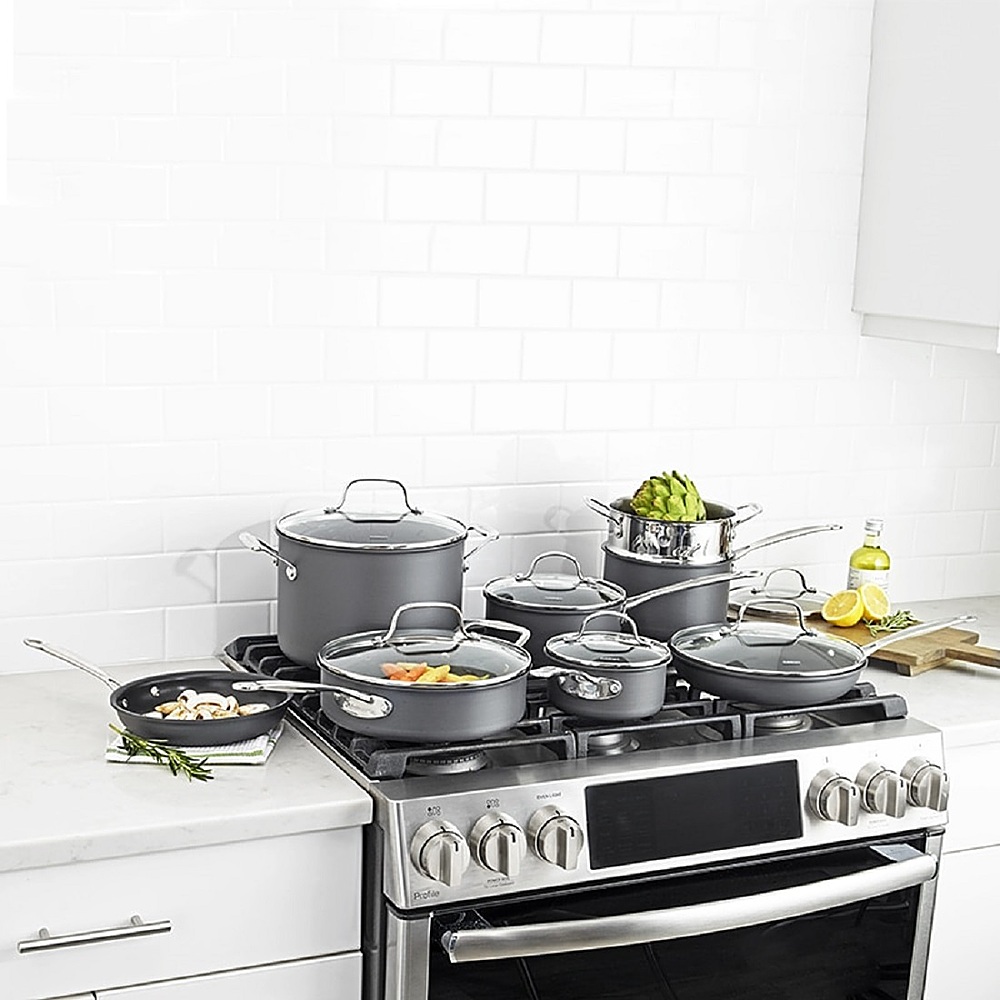 Cuisinart - Chef's Classic Hard Anodized 14 Piece Set - Black
