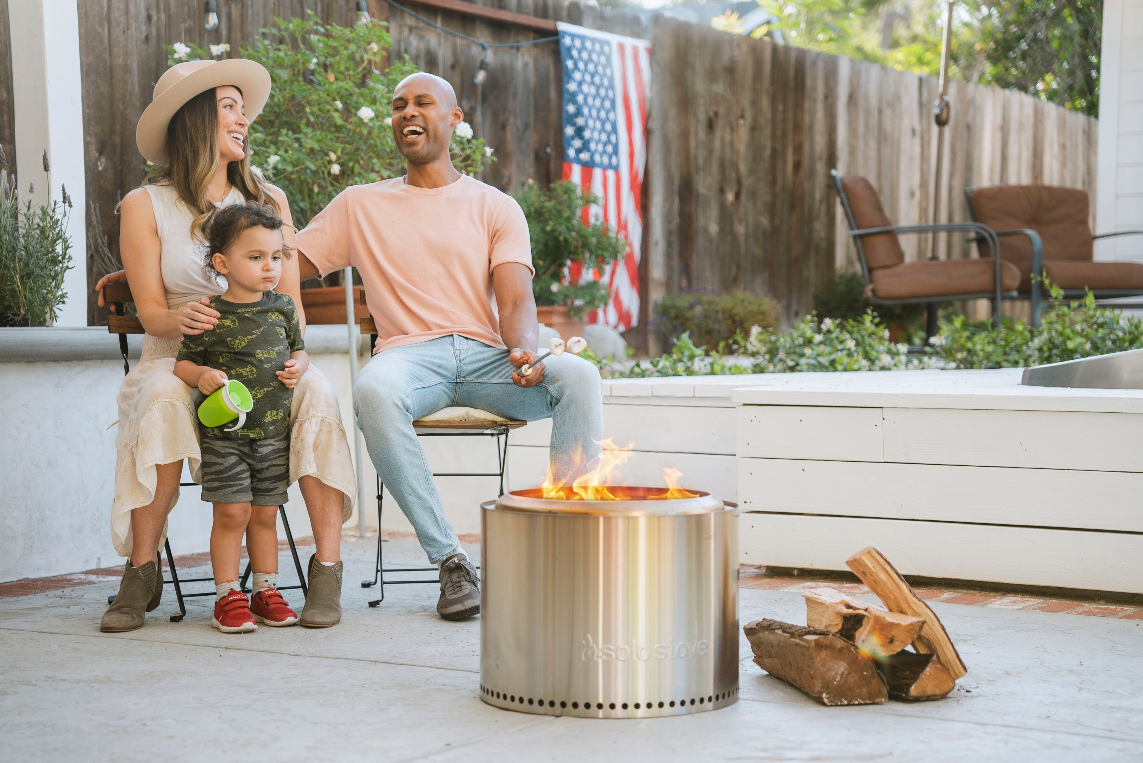 Solo Stove - Bonfire Wood Burning Fire Pit - Silver