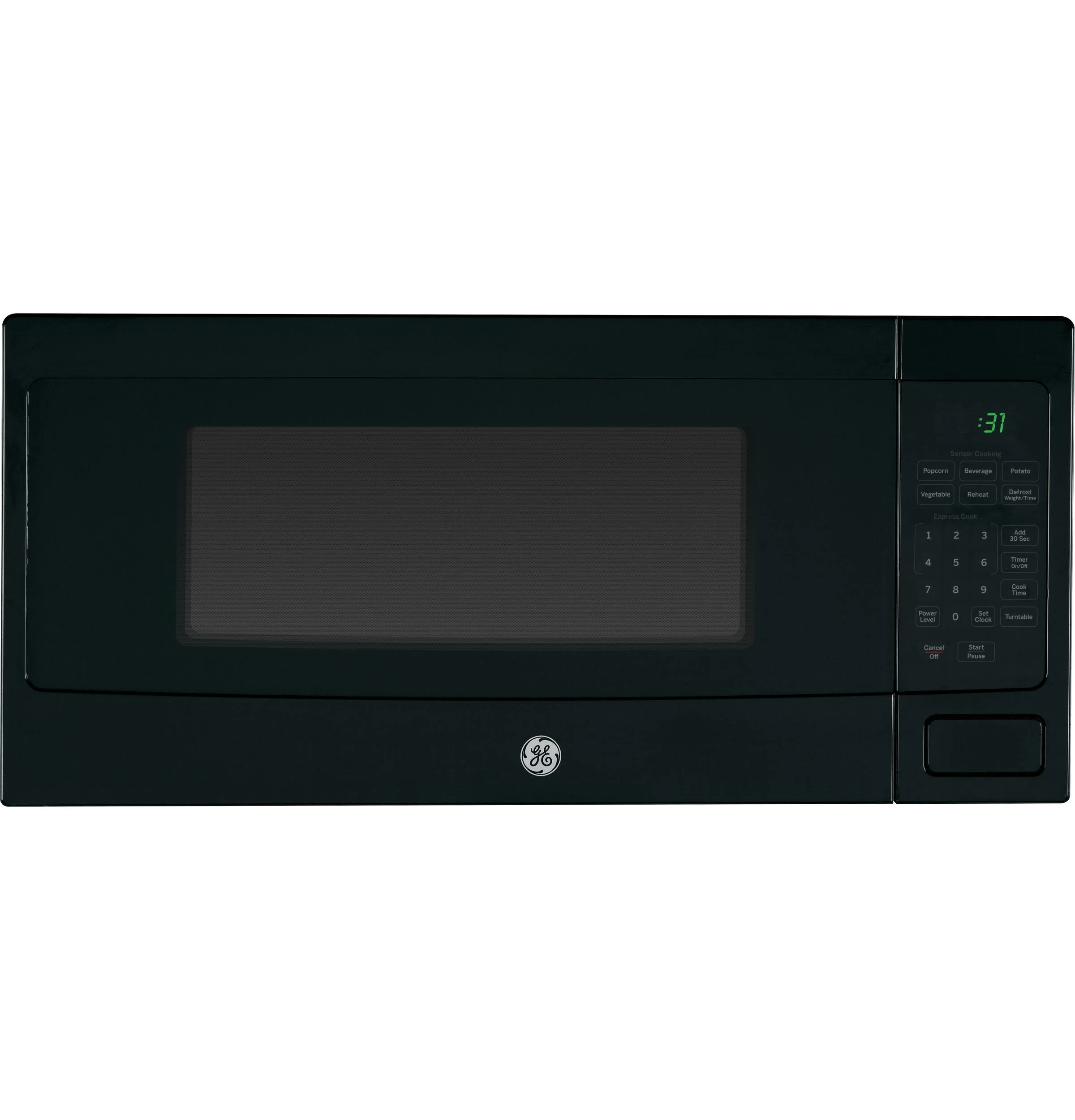 Ge Profile 1.1 Cu.Ft. Countertop Microwave Oven, Black, 800 W