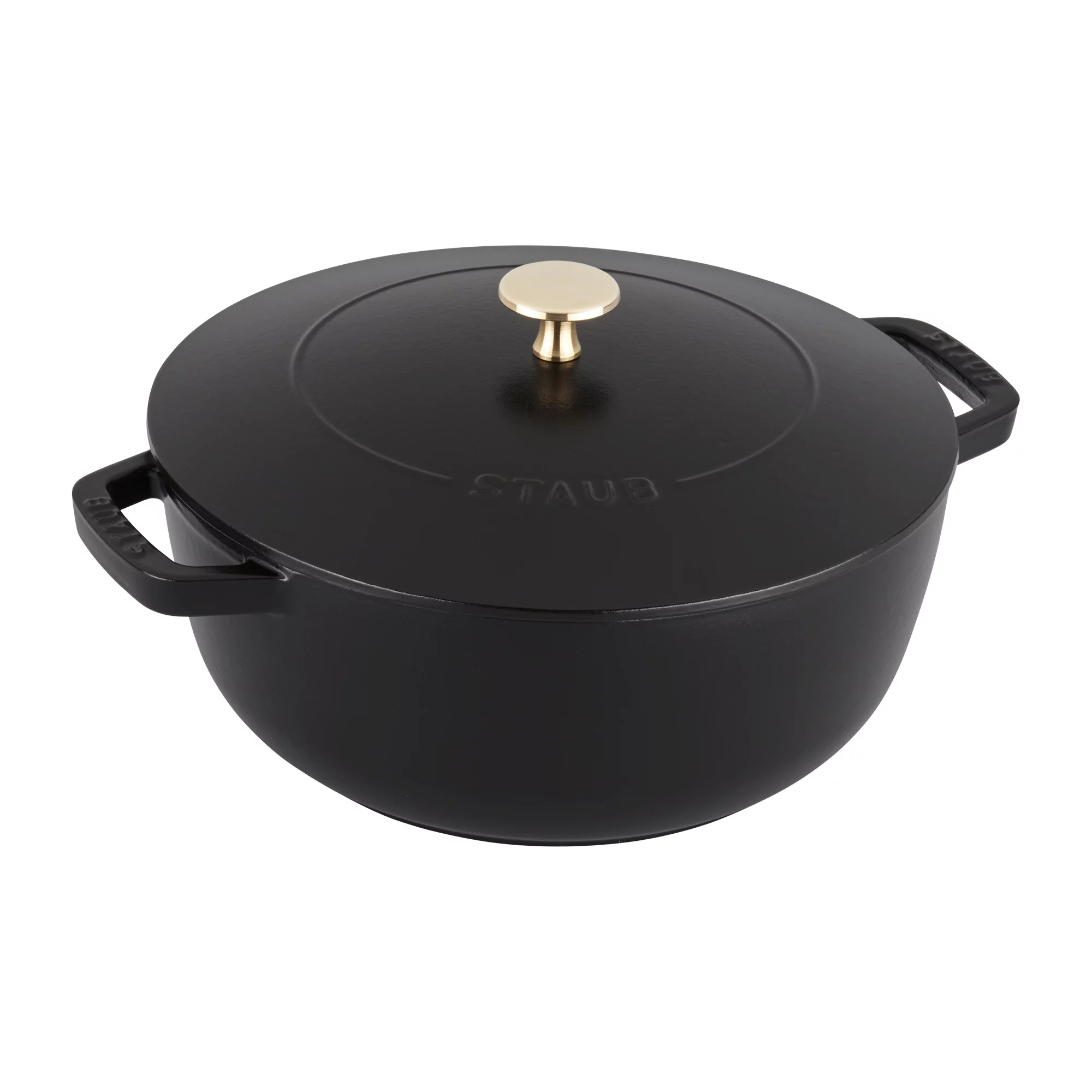Staub Cast Iron 3.75-qt Essential French Oven - Matte Black