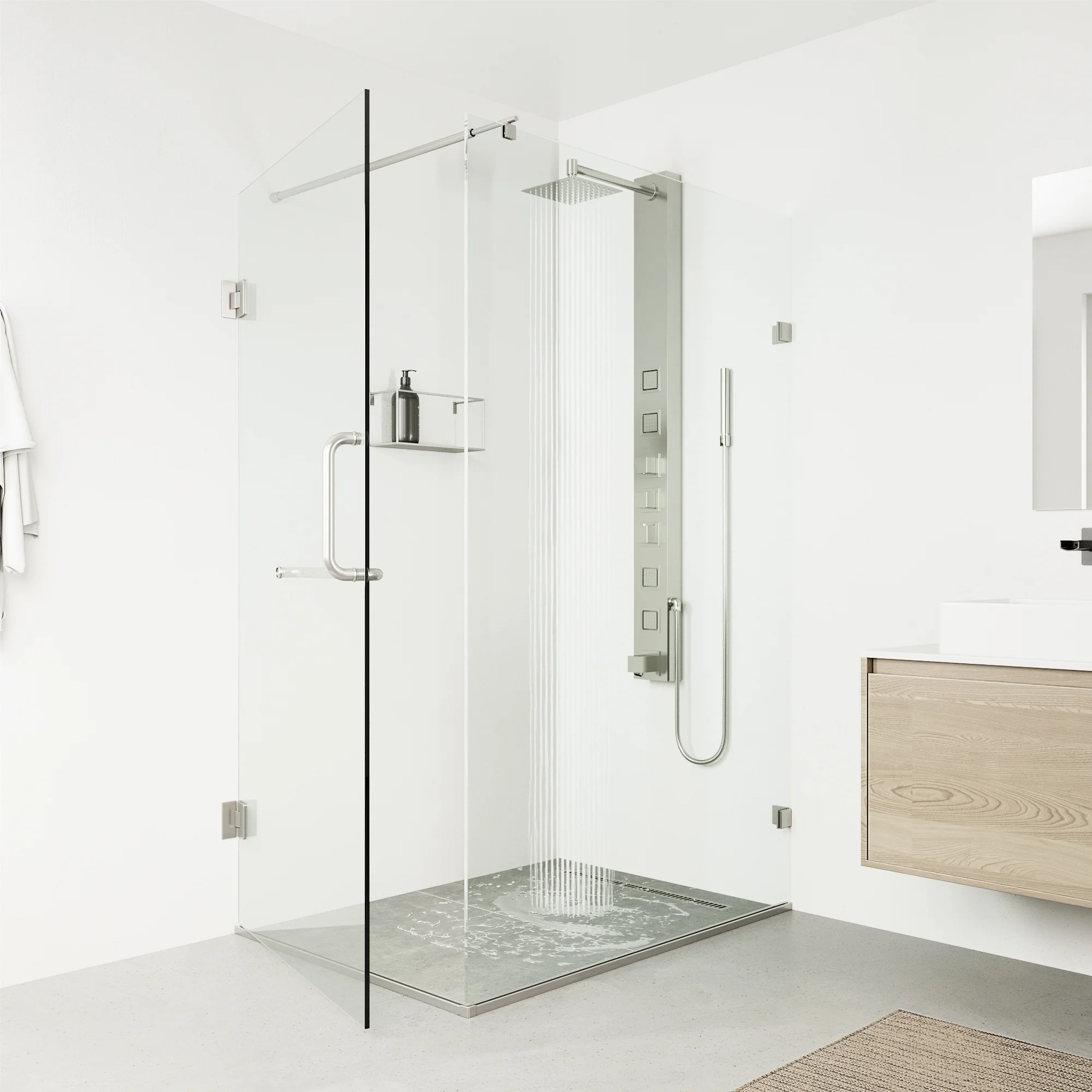 Vigo Vg08023 Bowery Thermostatic Shower Panel - Stainless Steel