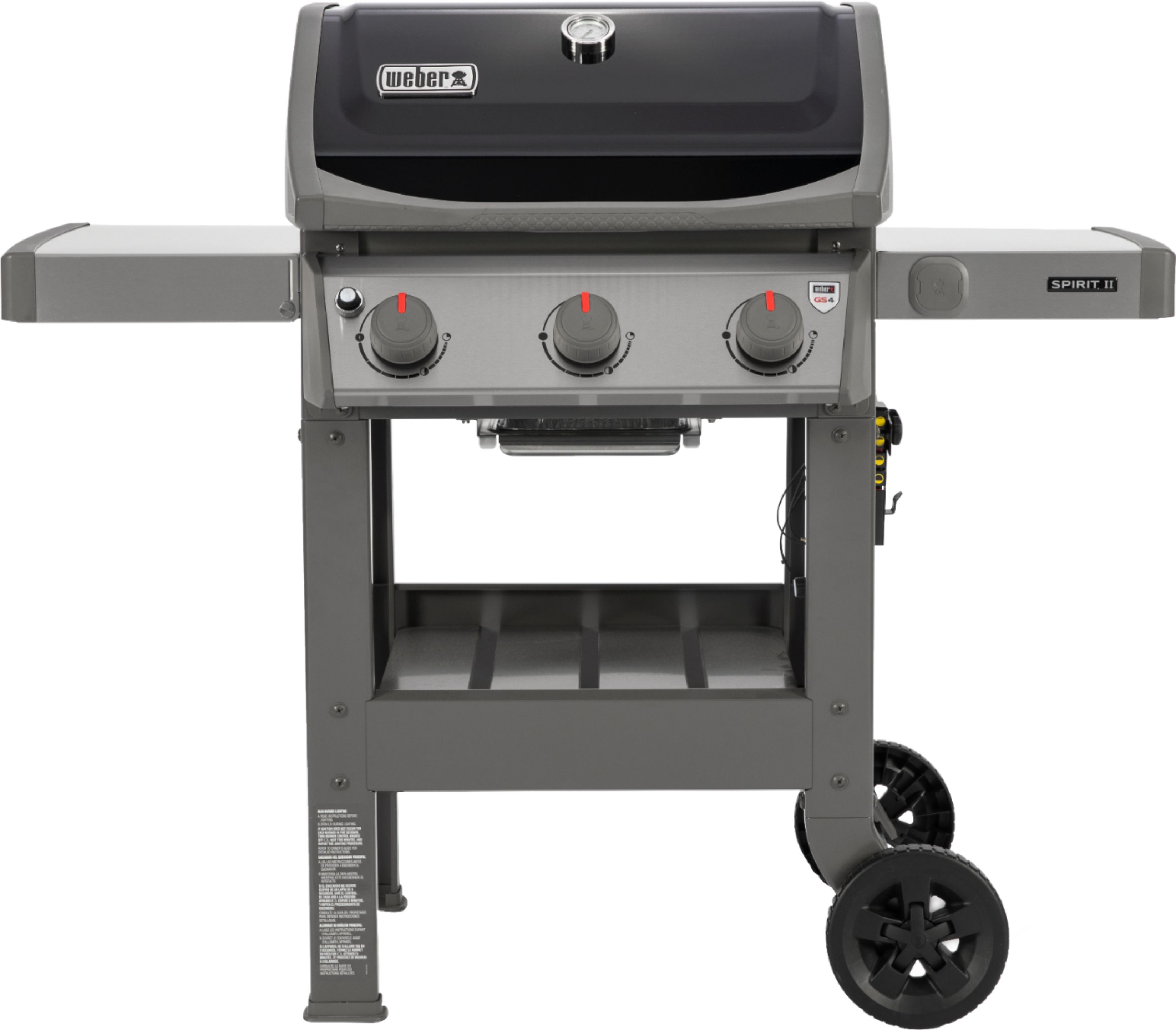 Weber - Spirit II E-310 3-Burner Propane Gas Grill - Black