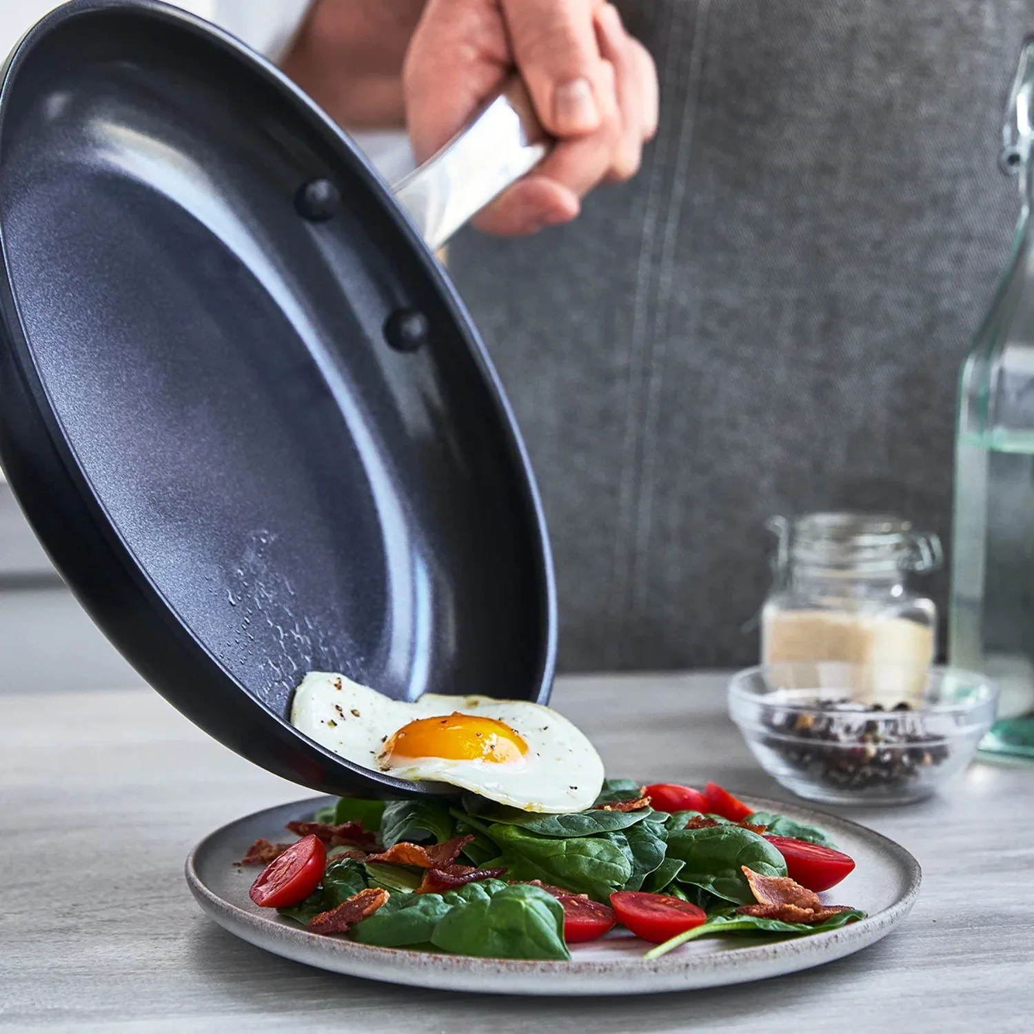 GreenPan Chatham Black Ceramic Nonstick 15-Piece Cookware Set