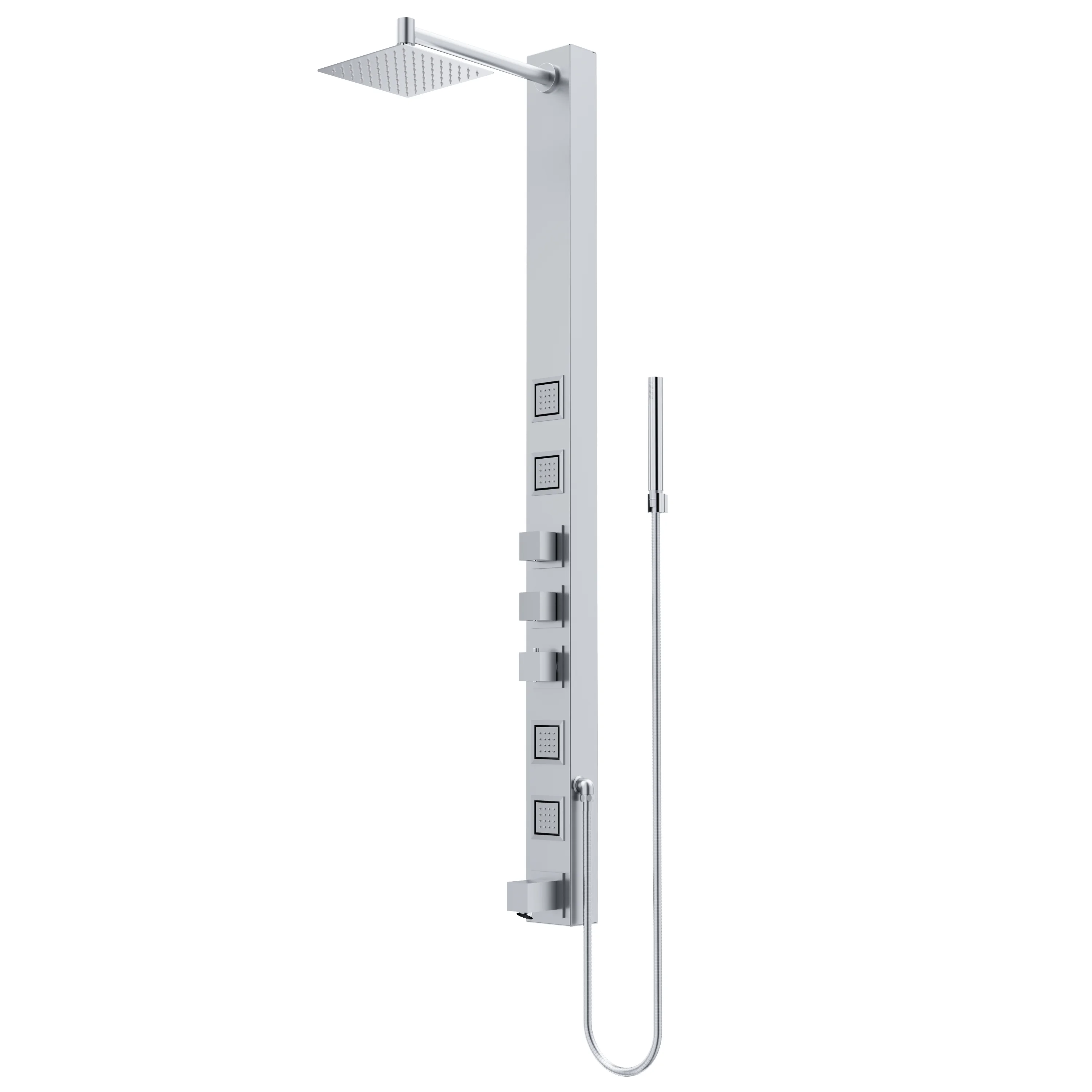 Vigo Vg08019 Bowery Thermostatic Shower Panel - Stainless Steel