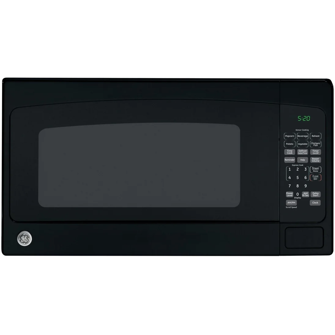GE 2.0 Cu. Ft. Capacity Countertop Microwave Oven, Black