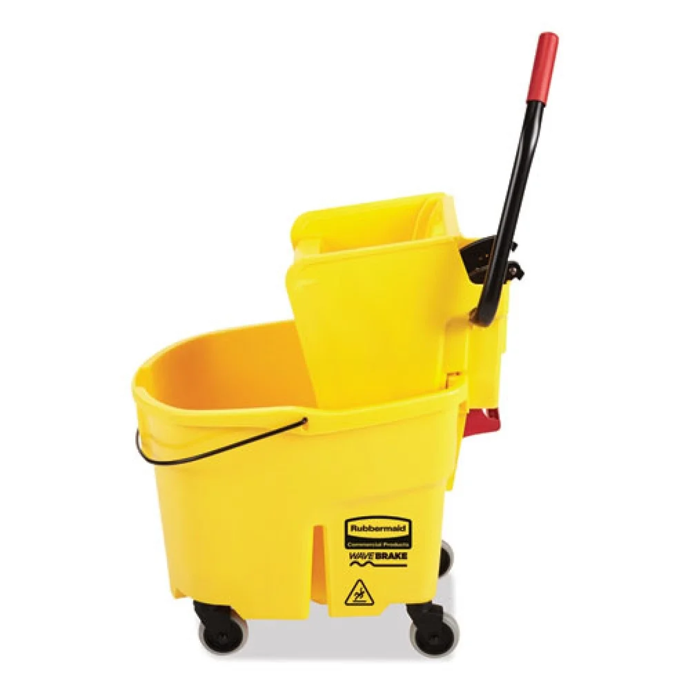 Wavebrake Side Press Combo Bucket 35 Qt, Yellow