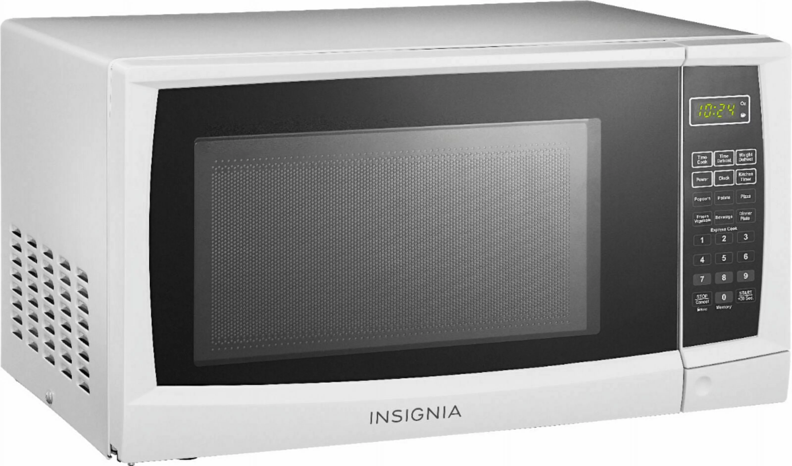 Insignia - 0.7 Cu. Ft. Compact Microwave - White