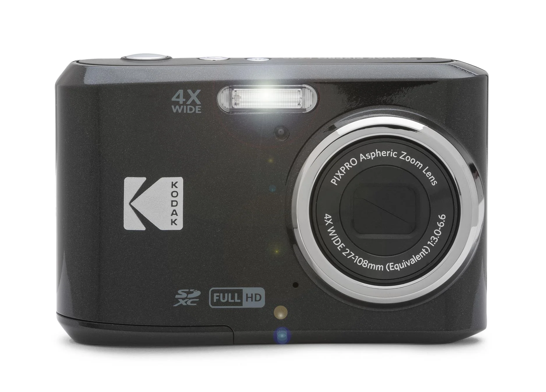 Kodak PIXPRO FZ45 Digital Camera (Black) + Camera Case + Memory Card
