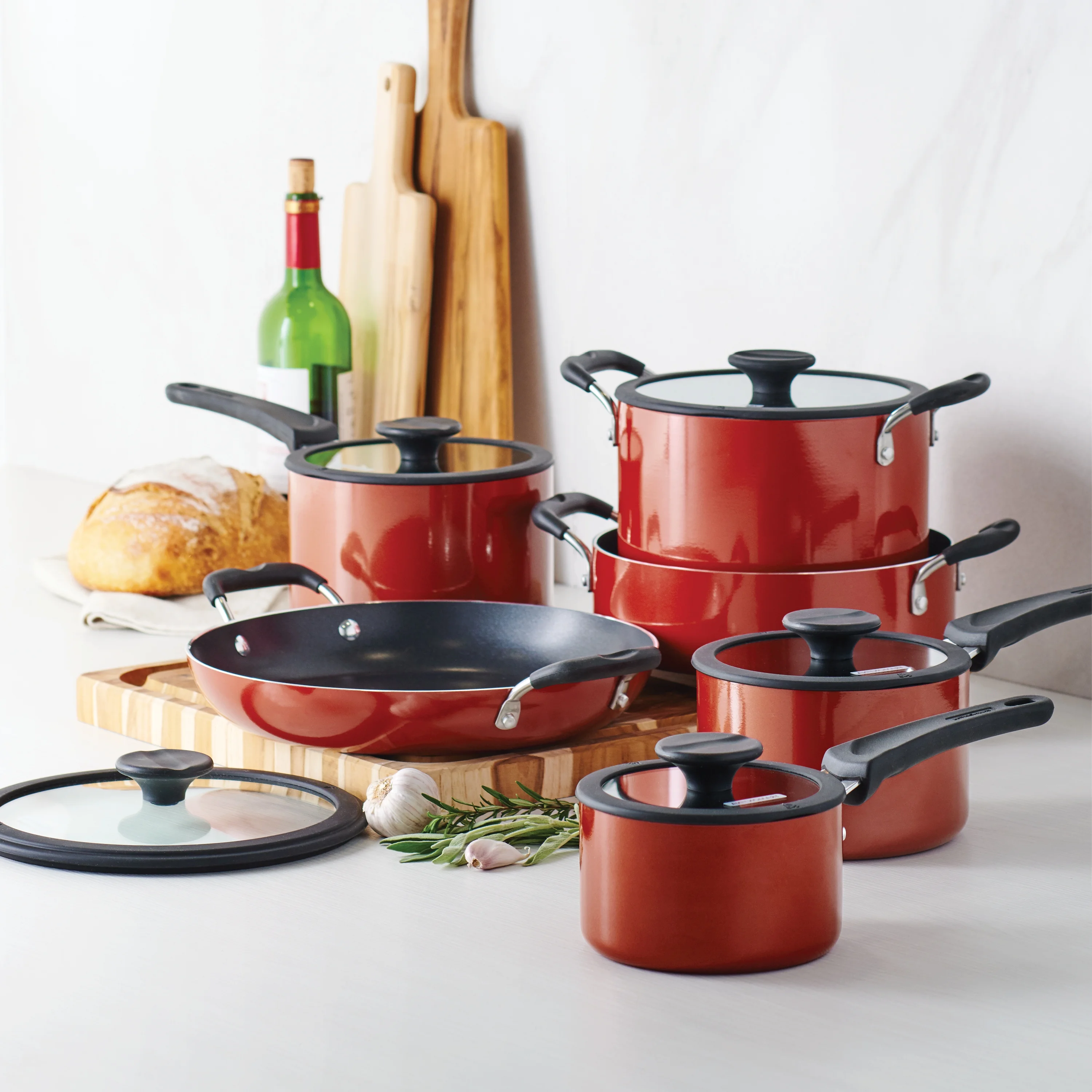 Tramontina Nesting 11 Piece Nonstick Cookware Set 80156/042DS
