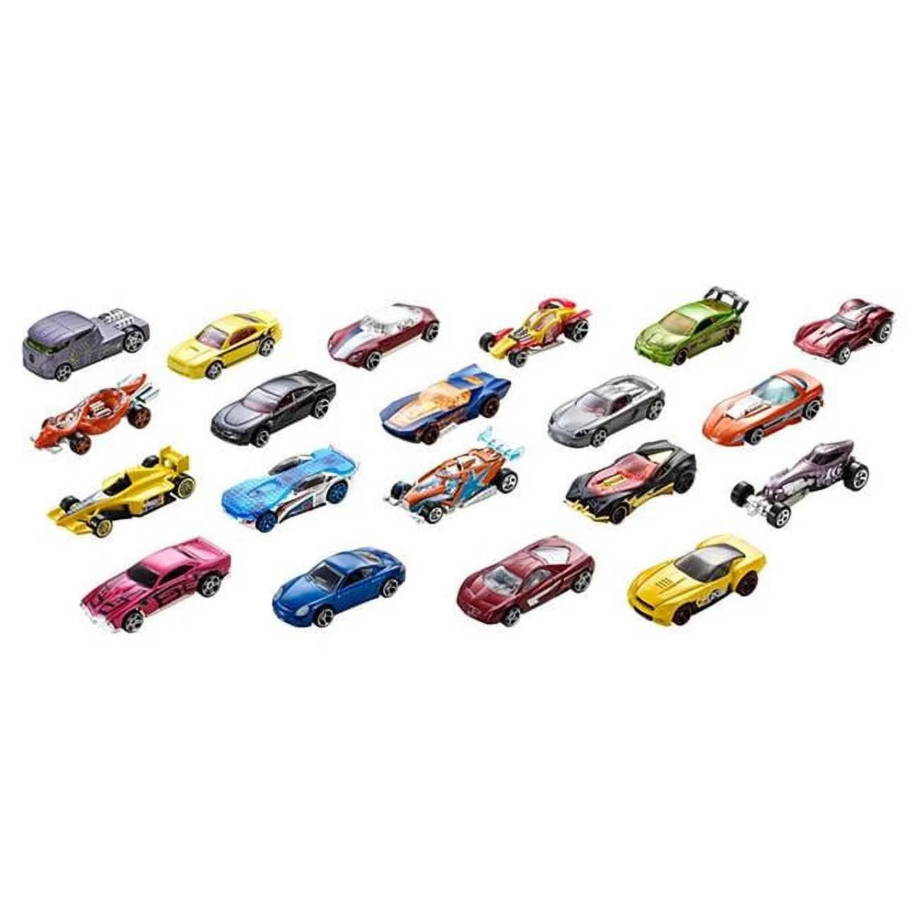 Hot Wheel - Basic 20 Car Gift Pack, Toys Assortment - 6 Piece