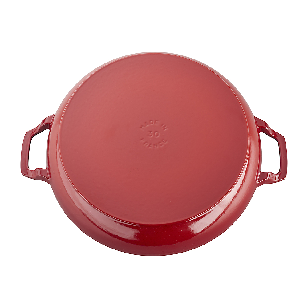 Staub - Cast Iron 3.5-qt Braiser with Glass Lid - Cherry