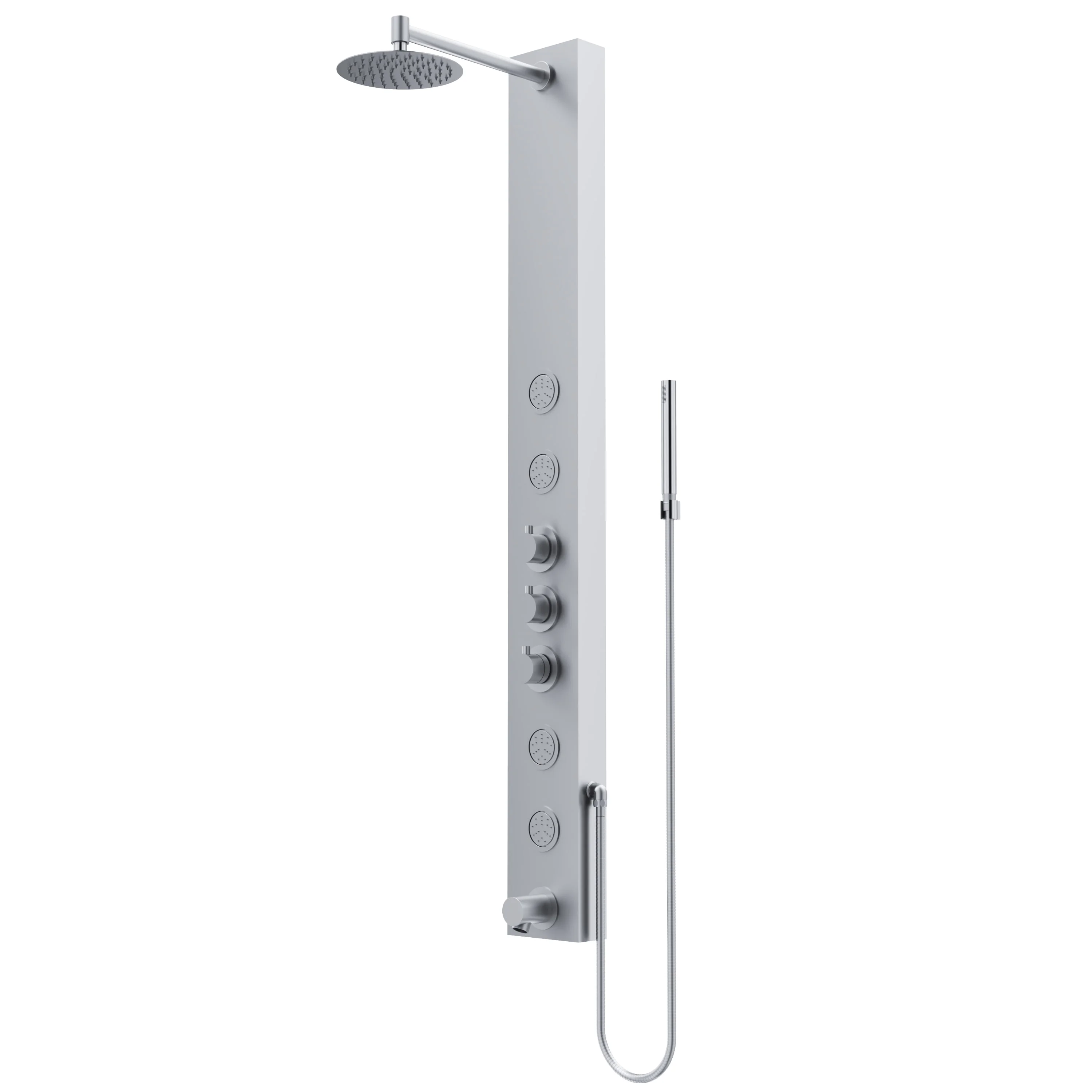 Vigo Vg08022 Bowery Thermostatic Shower Panel - Stainless Steel