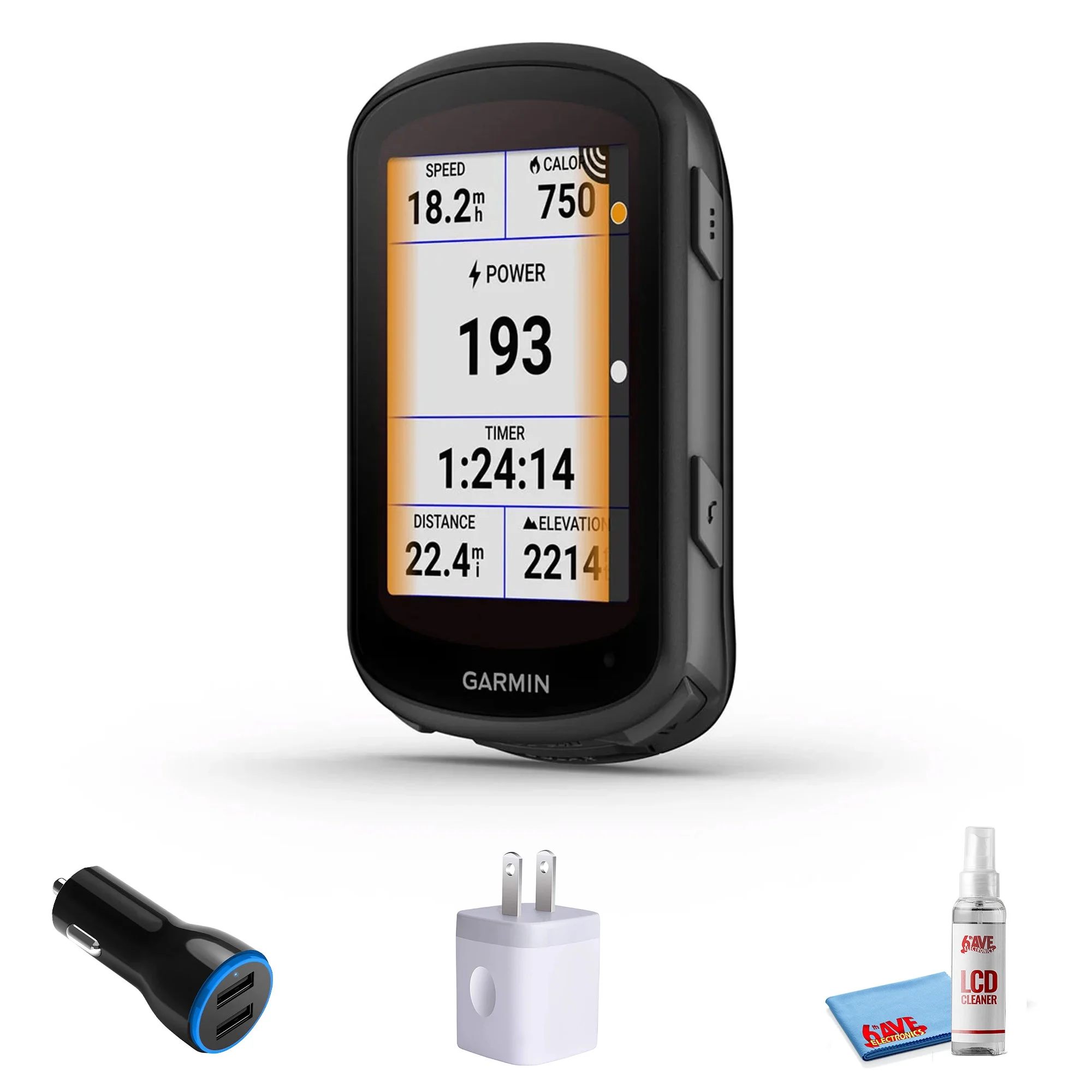 Garmin Edge 540 Solar with Accessories