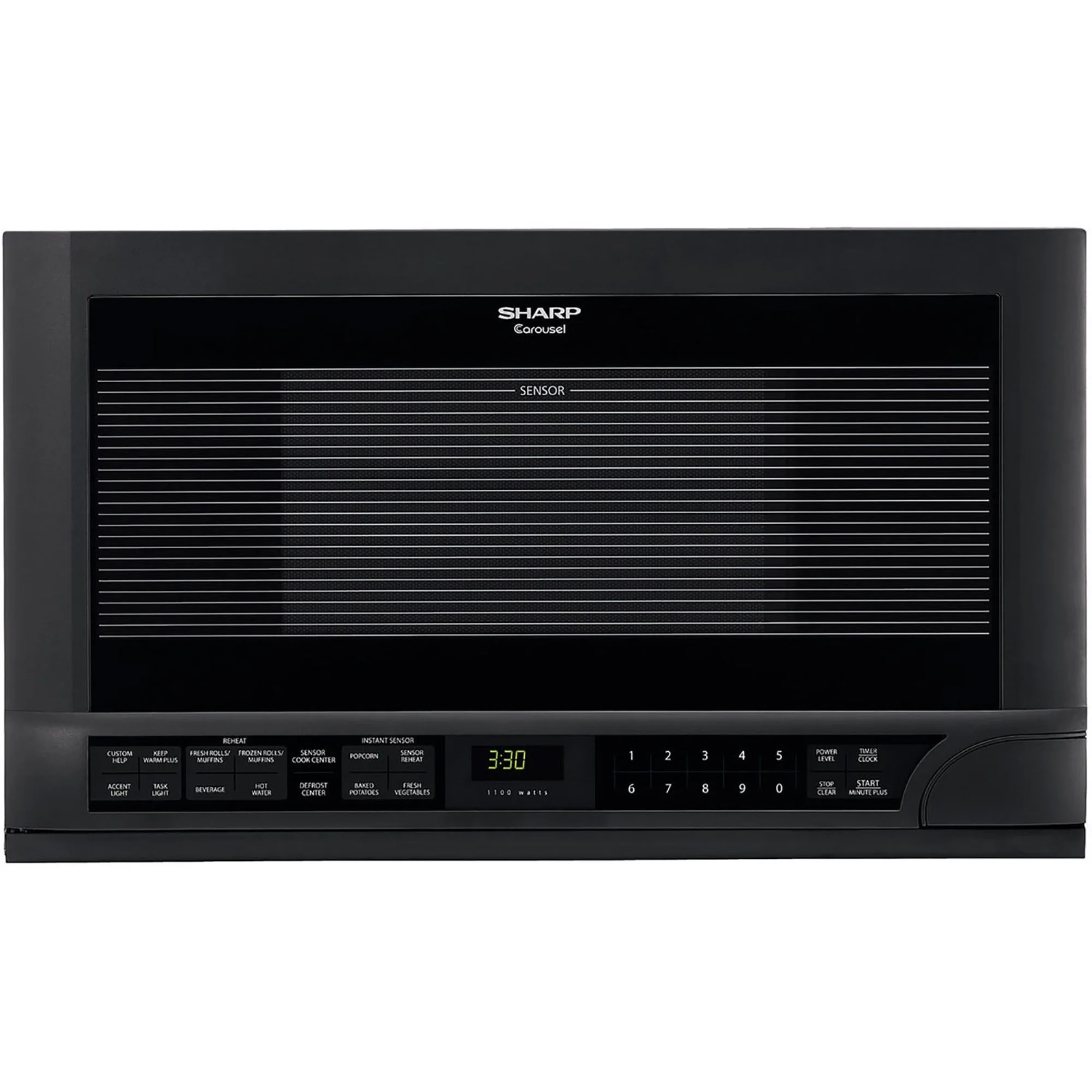 Sharp Over the Counter Microwave Oven (Black)