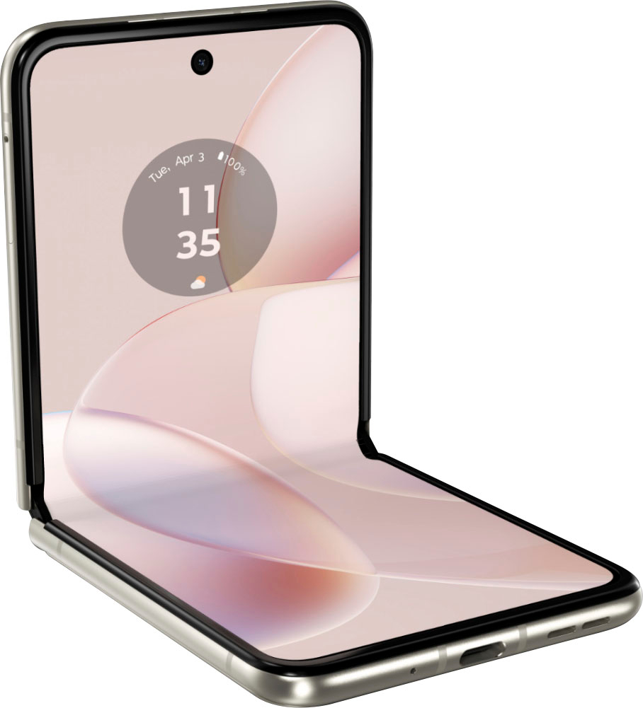 Motorola - razr 2023 128GB (Unlocked) - Cherry Blossom