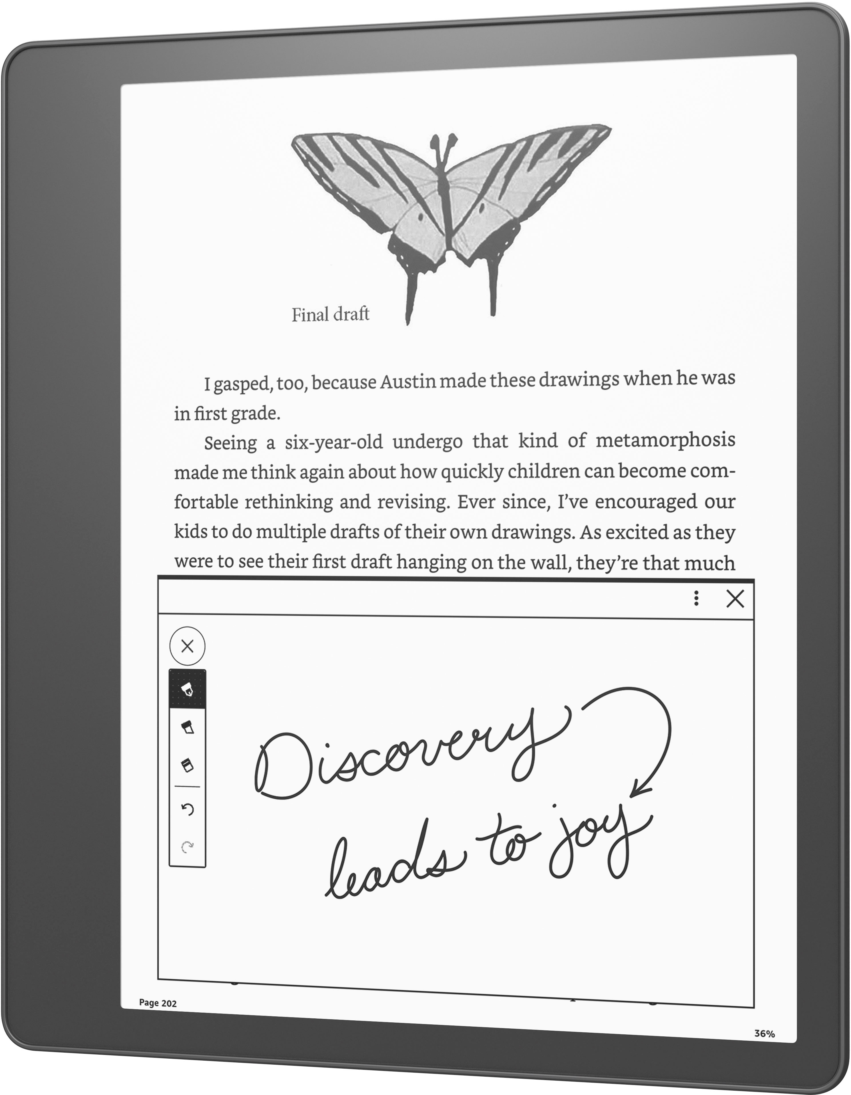 Amazon - Kindle Scribe Digital Notebook- Premium Pen - 2022 - Gray