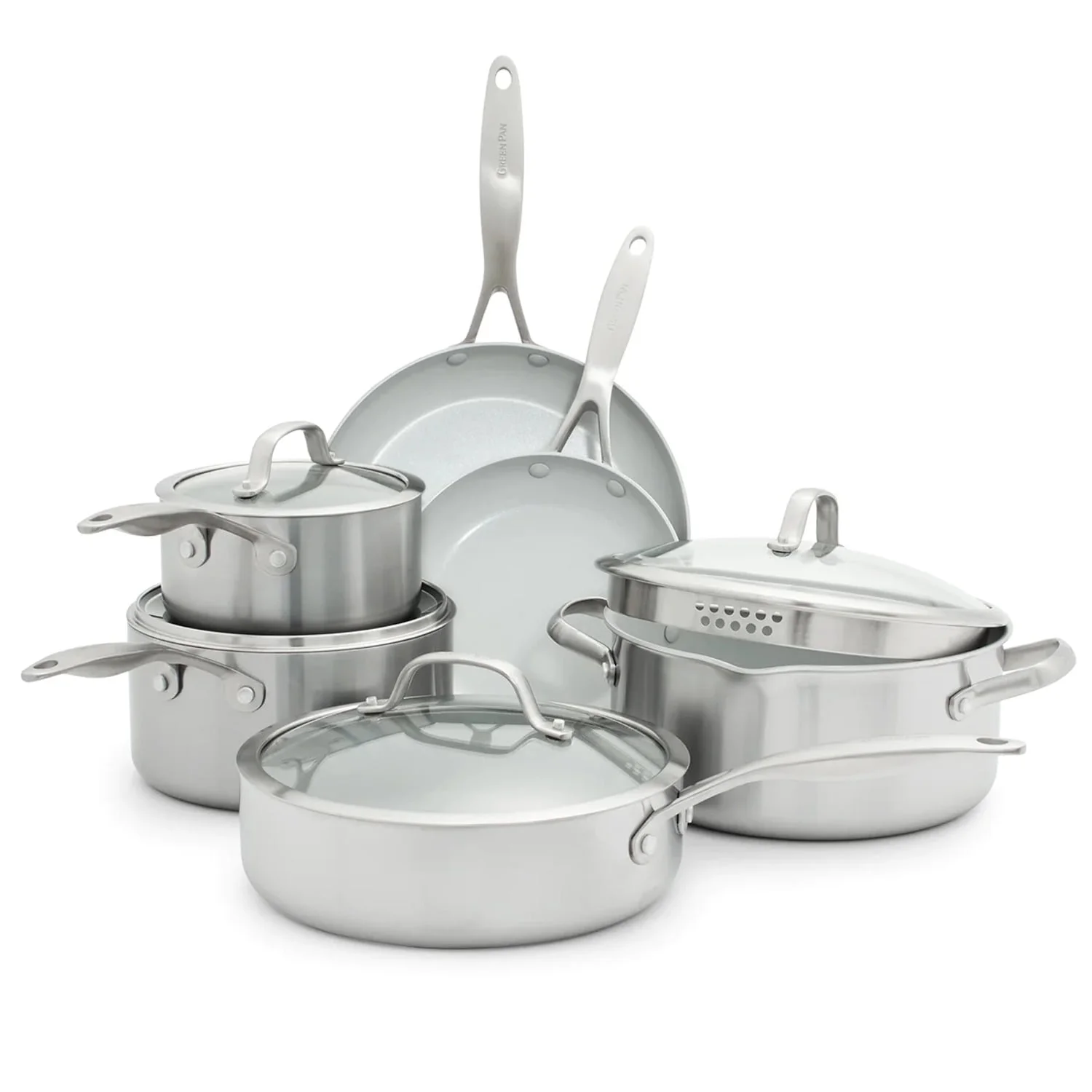 GreenPan Venice Pro Healthy Ceramic Non-Stick 10Pc Cookware Set