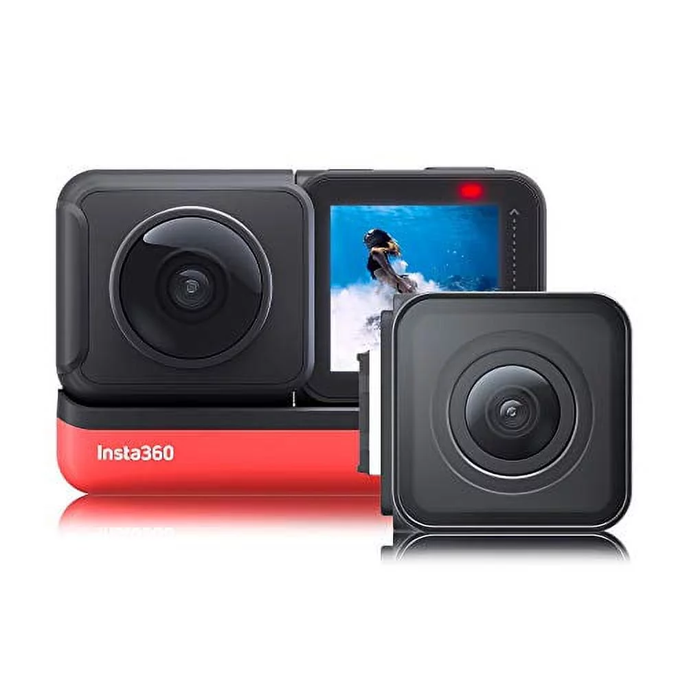 Insta360 One R Twin Edition with 360-Degree and 4K Wide Angle Mods