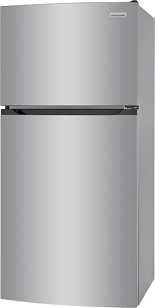 Frigidaire - 13.9 Cu. Ft. Top-Freezer Refrigerator - Brushed Steel