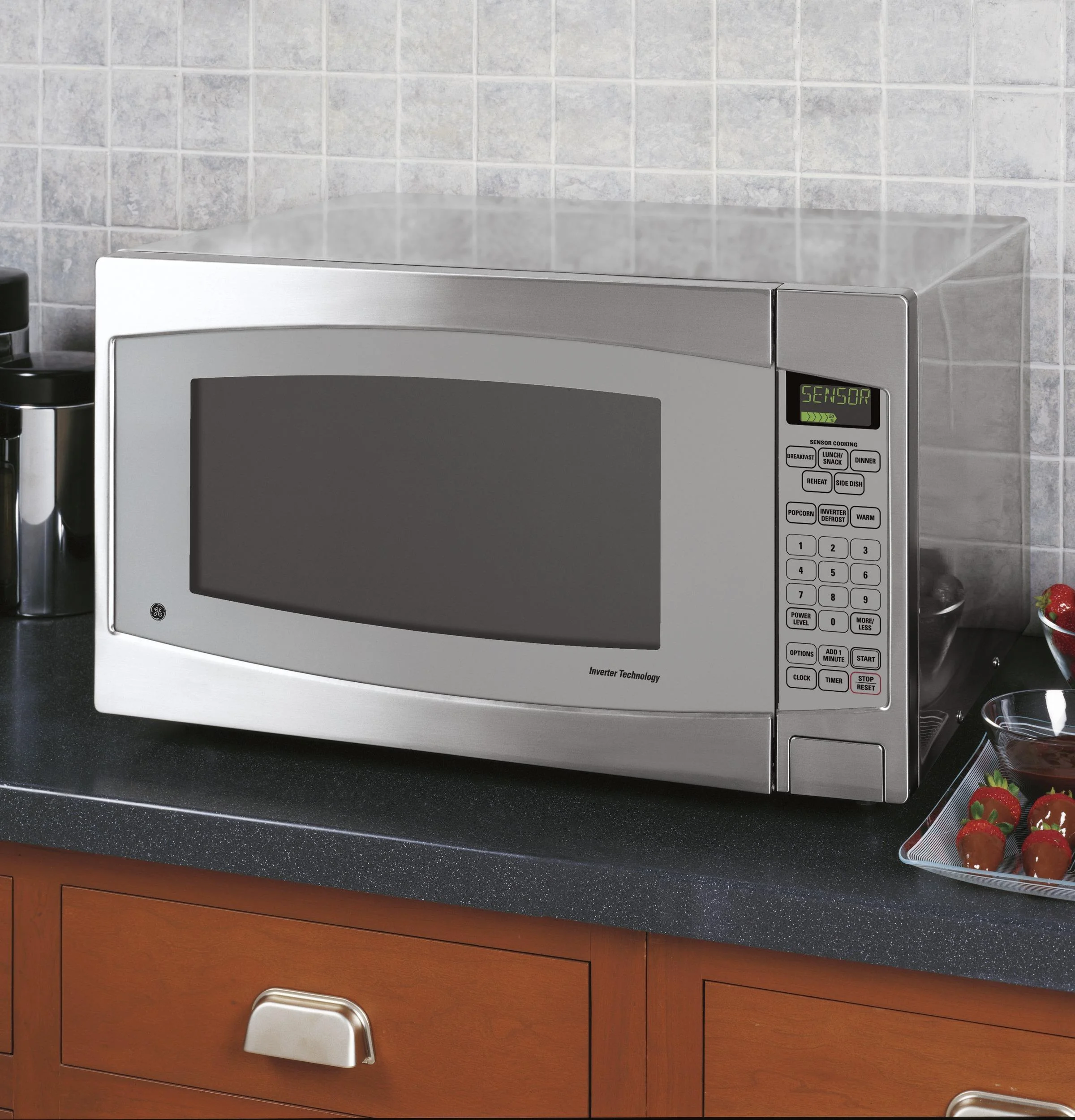 GE APPLIANCES JES2251SJ countertop microwave